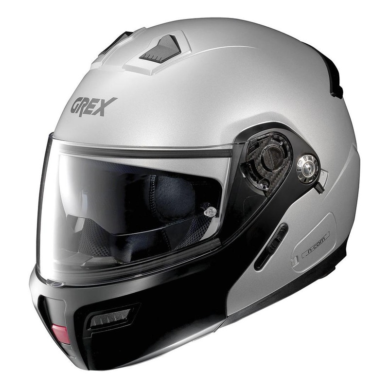 Casque modulable Grex G9.1 Evolve N-Com Couplé Mat argent- XS