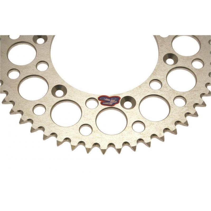 Couronne Renthal 51 dents anti-boue / anodise argent KTM