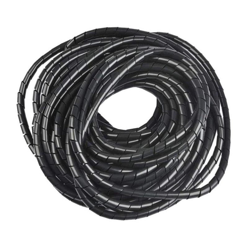 Gaine spiralée Blanc Flexible Souple Protection câble électrique