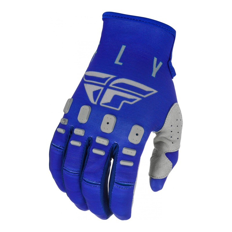 Gants cross enfant Fly Racing Kinetic K121 bleu/navy/gris- YL/6