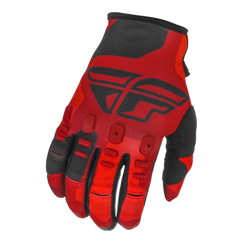 Gants cross enfant Fly Racing Kinetic K221 rouge/noir- YS/4