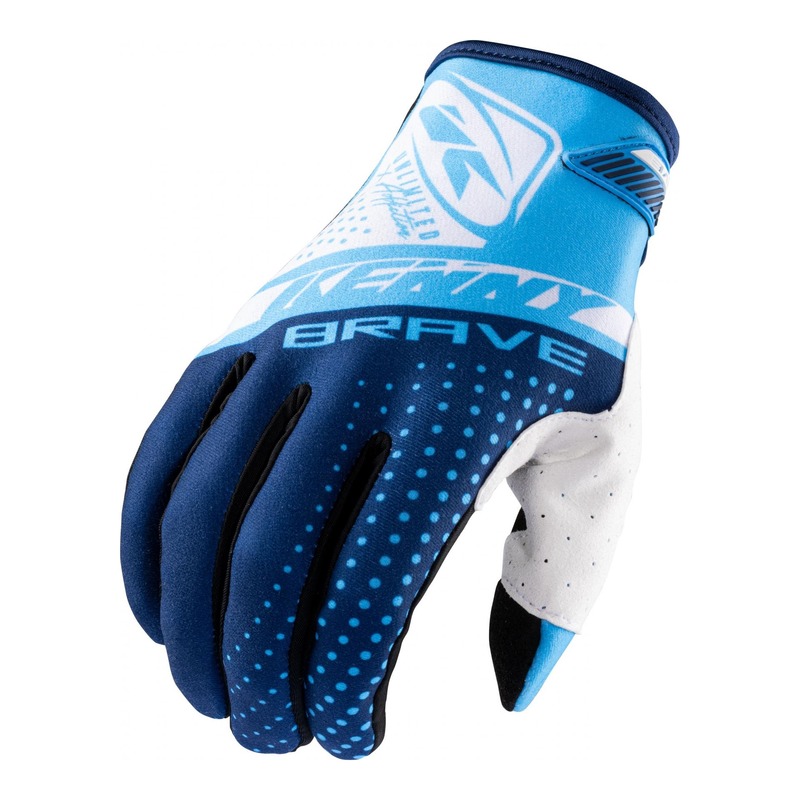 Gants cross enfant Kenny Brave bleu- 4