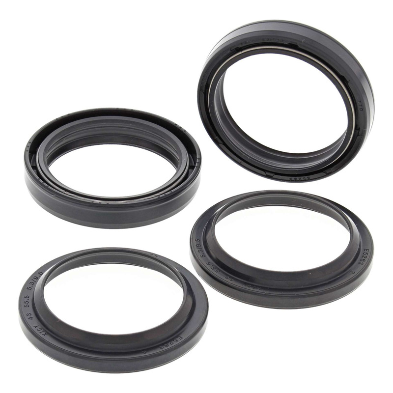 Kit Joints SPI + Cache-Poussière de Fourche ALL BALLS Ø 55 x Ø 43 x 9.5 mm - Kawasaki 125 KX 1988