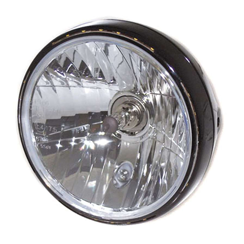 Optique de phare Shin Yo Reno Ã 178mm noir brillant