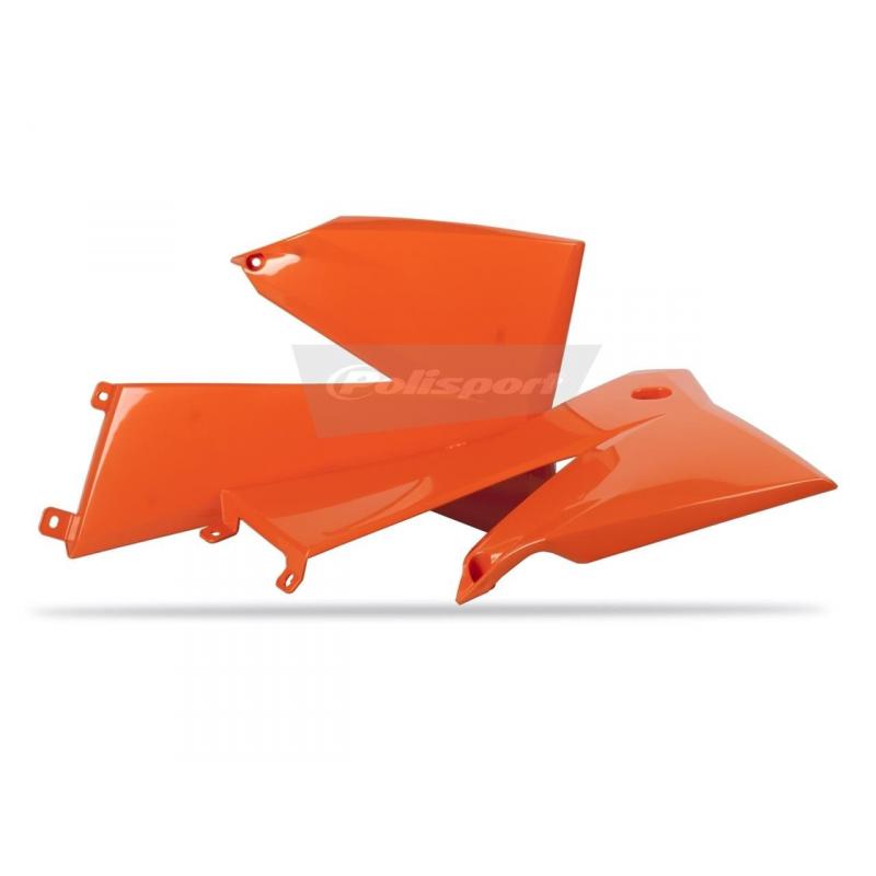 Ouïes de radiateur Polisport KTM 250 SX 05-06 orange
