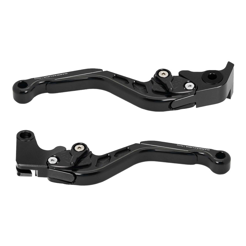 Paire de leviers Barracuda noirs Yamaha FZ8 10-17