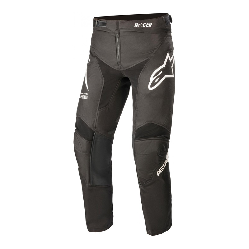 Pantalon cross enfant Alpinestars Youth Racer Braap noir/blanc- US-22