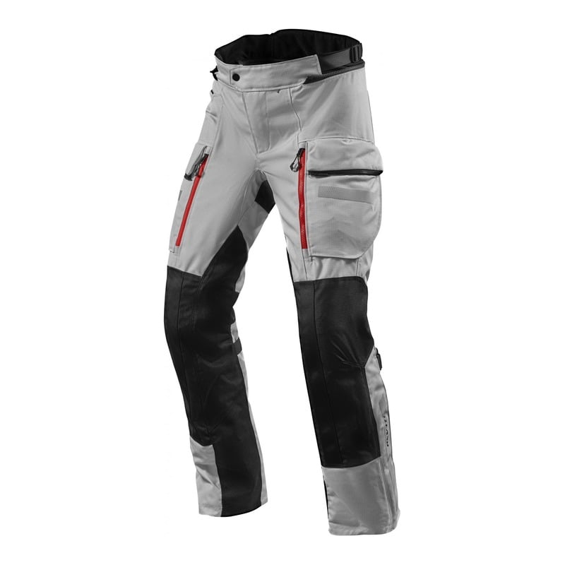 Pantalon textile Rev'it Sand 4 H2O (long) argent/noir- M
