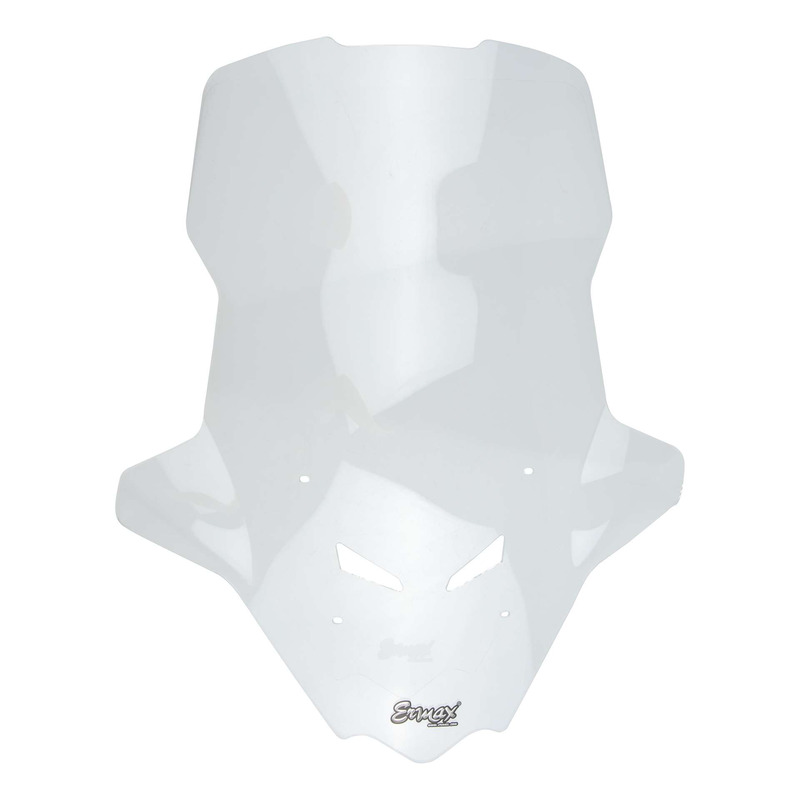 Pare-brise Ermax haute protection 67 cm avec protections de mains Hond