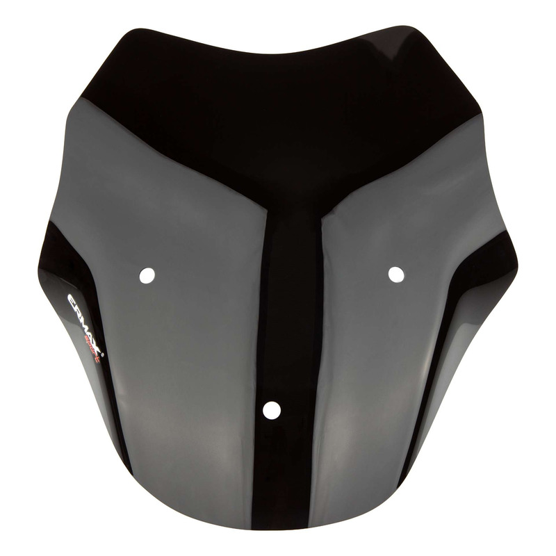 Pare-brise Ermax Sport 45 cm Piaggio MP3 500 11-18 noir foncÃ© opaque