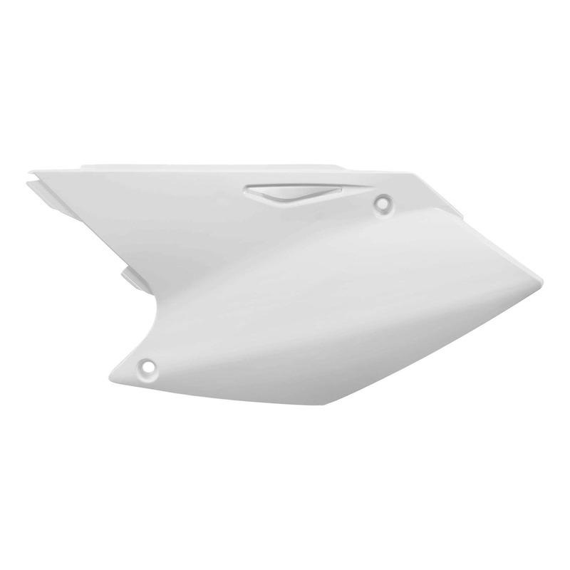 Plaques LatÃÂ©rales ACERBIS Blanc Ã¢   Suzuki 250 RMZ