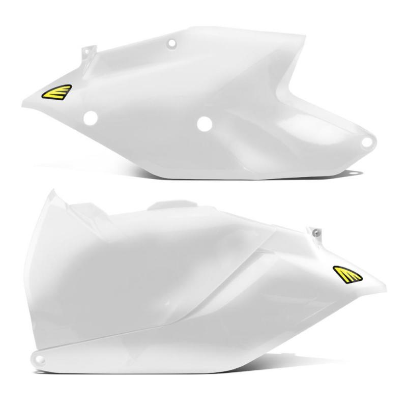 Plaques numéro latérales Cycra KTM 125 SX 16-18 blanc