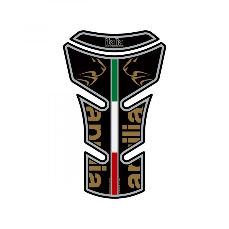 Protection de réservoir Motografix noir/or Aprilia 2 pièces