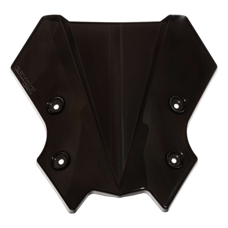 Saute-vent Ermax Hyperport 22 cm Yamaha MT-07 21-24 noir foncé opaque