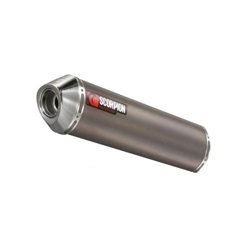Silencieux Homologué Scorpion Factory Ovale Titane pour Kawasaki ER6