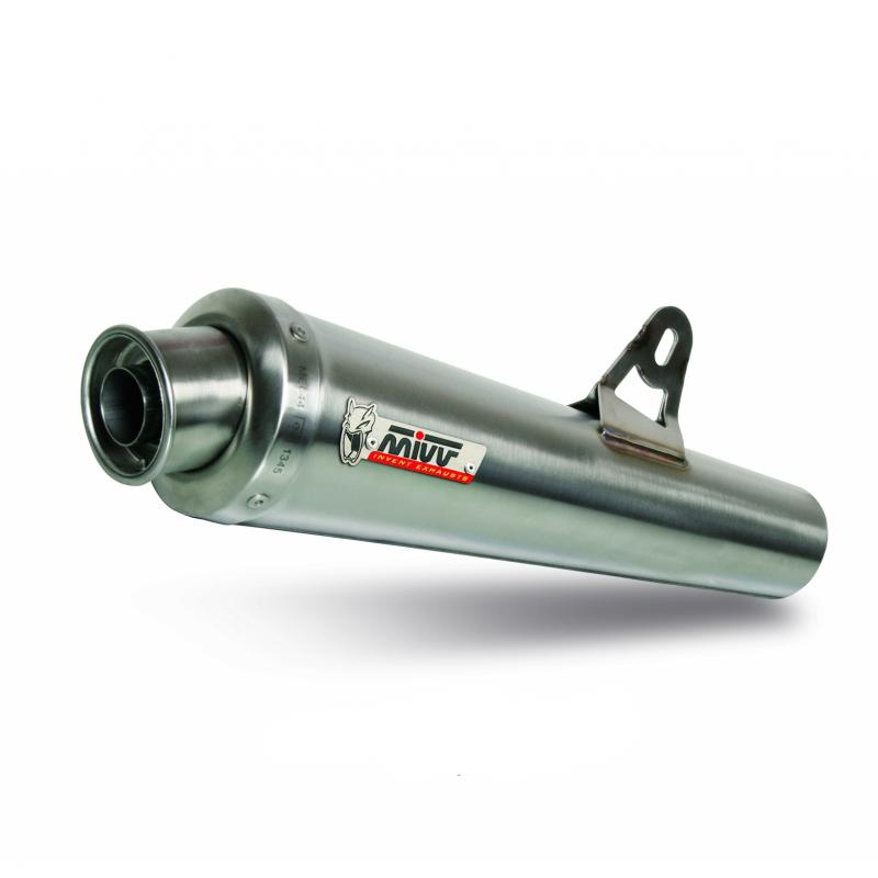 Silencieux MIVV X-Cone inox brossé Kawasaki Z750 04-06