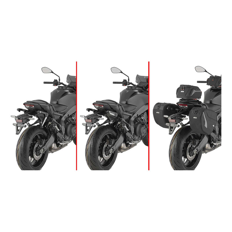 Supports retractables Givi Stealth pour sacoches latérales Easy-T Yamaha MT-09 24-26