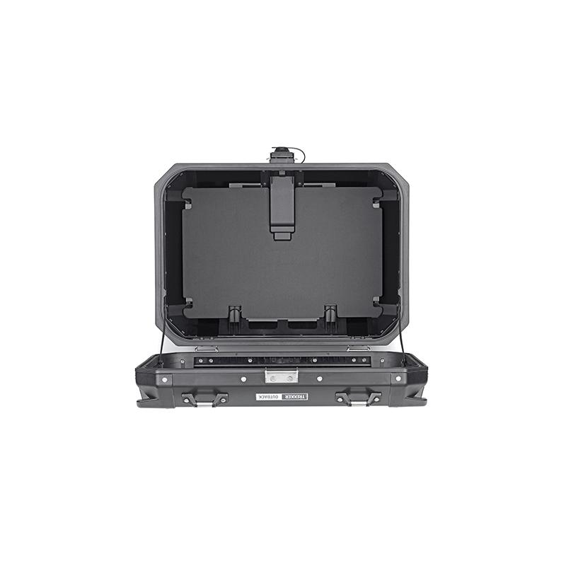 case Outback Givi 2018 58L Top black line Trekker XZukTPOi
