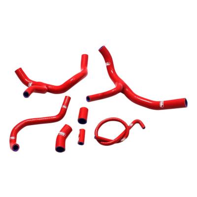Durites de radiateur Samco Sport type origine Honda CBR 1000RR 09-19 rouge (7 durites)