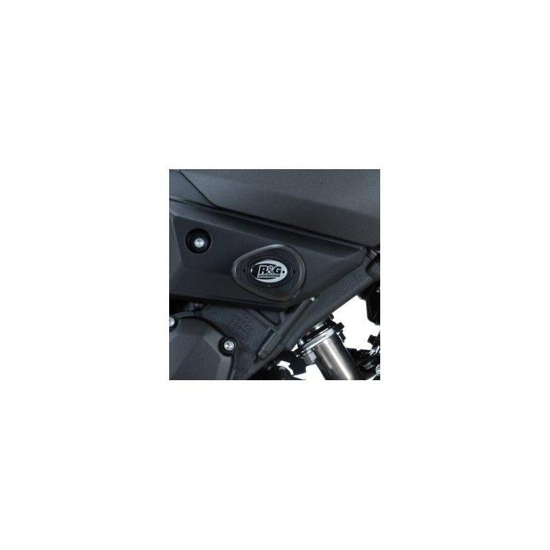 Tampons de protection R&G Racing Aero noir Yamaha YZF-R1 04-06 axe du bras oscillant
