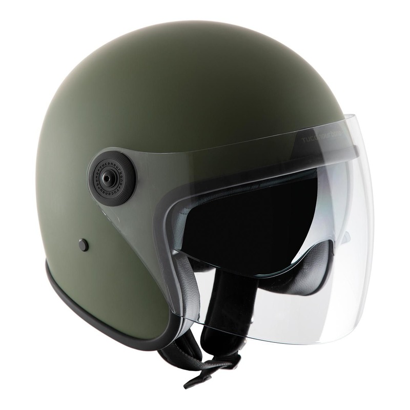 Casque jet Tucano Urbano EL’Jet vert airborne mat- XS