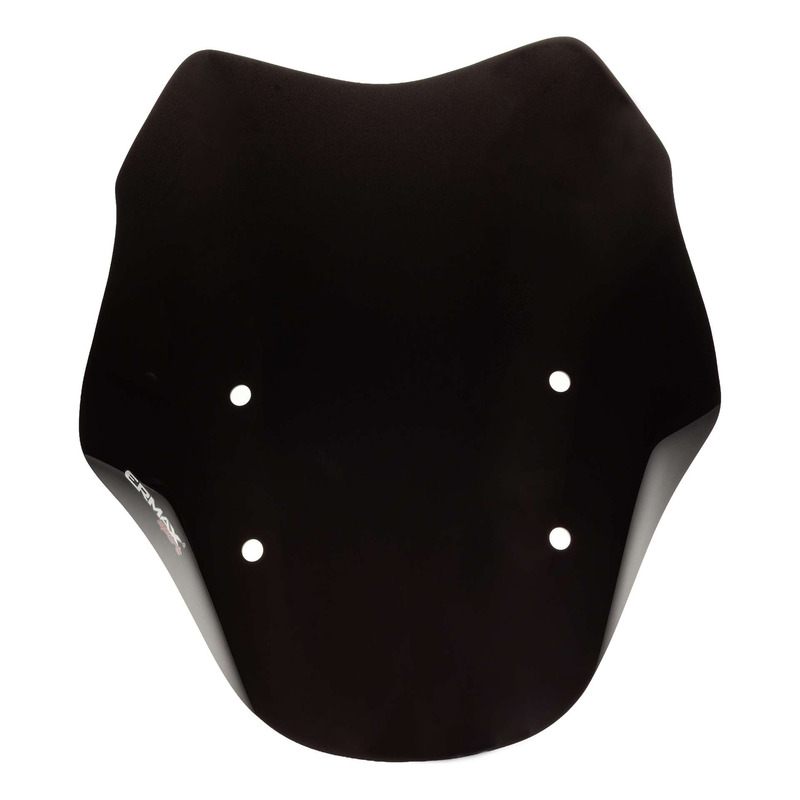 Pare-brise Ermax Sport 51 cm Piaggio MP3 500 HPE 18-22 noir foncé opaque