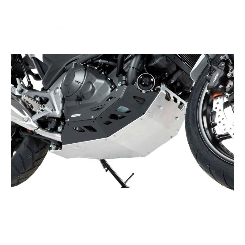 Sabot moteur SW-MOTECH noir / gris Honda NC700 / NC750 sans DCT