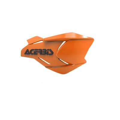 plastique de remplacement Acerbis pour protège-mains X-Factory Orange/Noir Brillant