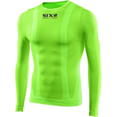T-shirt manches longues mixte Sixs TS2 vert fluo