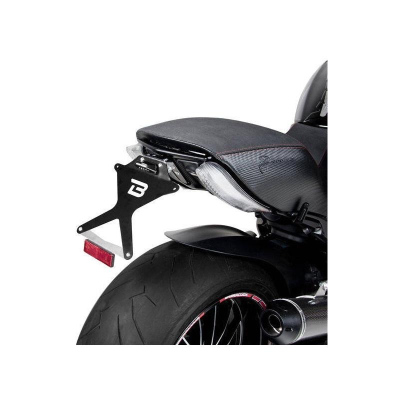 Support de plaque d’immatriculation Barracuda Ducati Diavel 1200 14-15