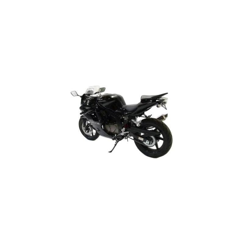 Support de plaque d’immatriculation R&G Racing noir Hyosung GT 125 R
