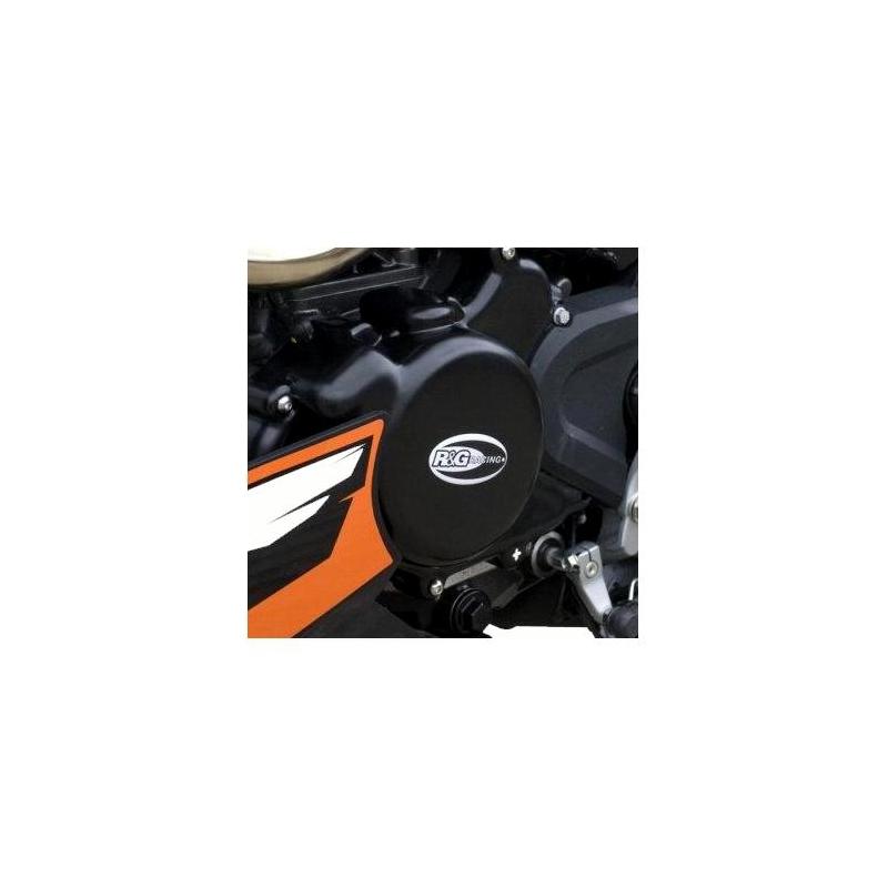 Couvre carter gauche (alternateur) R&G Racing noir KTM 125 Duke 11-15