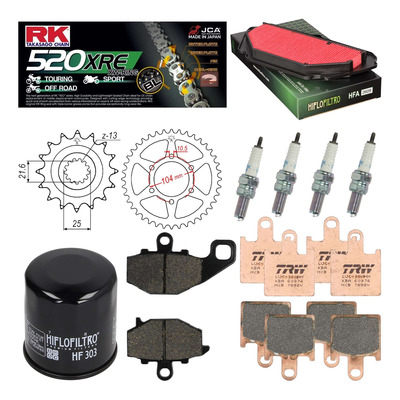 Kit entretien NF Prokit premium Kawasaki ZX-6R 600 2014-15