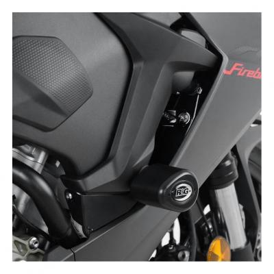Tampons de protection R&G Racing Aero noir Honda CBF 600 09-12 carénée