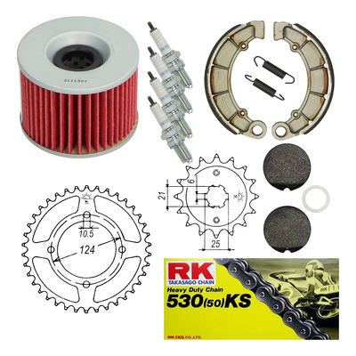 Kit entretien NF Prokit premium Honda CB 500 1971