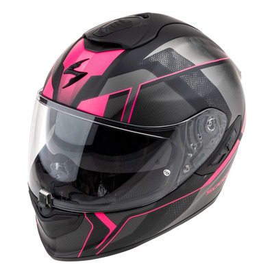 Casque intégral Scorpion Exo-1400 Evo II Air Intensio matt black/pink