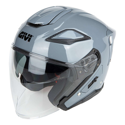 Casque jet Givi X29 Solid gris brillant