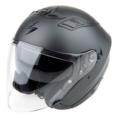 Casque jet Scorpion Exo-Z1 Solid matt pearl black
