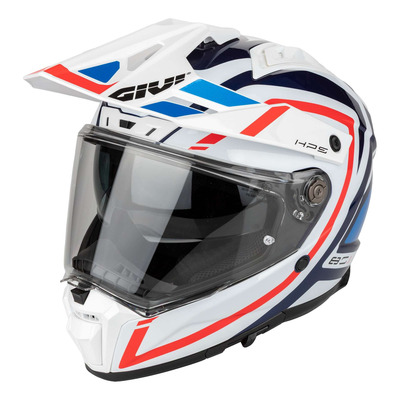 Casque Trail Adventure Givi 80.1 Apex bleu/blanc/rouge brillant