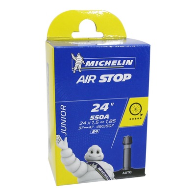 Chambre à air vélo Michelin Air Stop 550A Confort 24 x 1,5/1,95 E4 Schrader 34mm