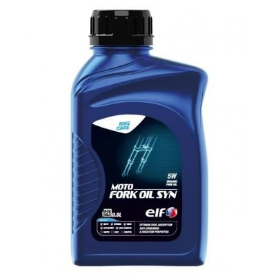 Huile de fourche Moto Fork Oil Syn ELF 100 % synthèse 5w