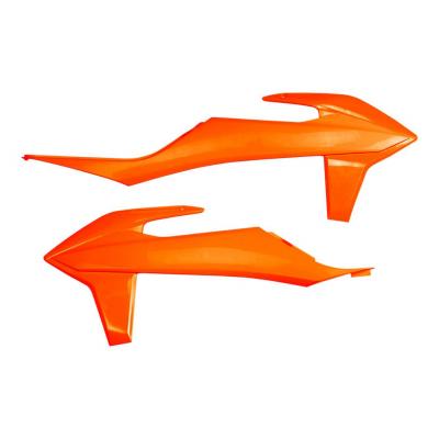 Ouïes de radiateur UFO KTM 250 SX 19-20 orange fluo