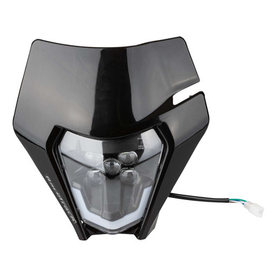 Plaque phare LED universel type KTM evo noir