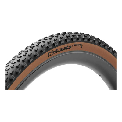 Pneu Gravel Pirelli Cinturato™ Gravel S 700C x 45 TLR marron
