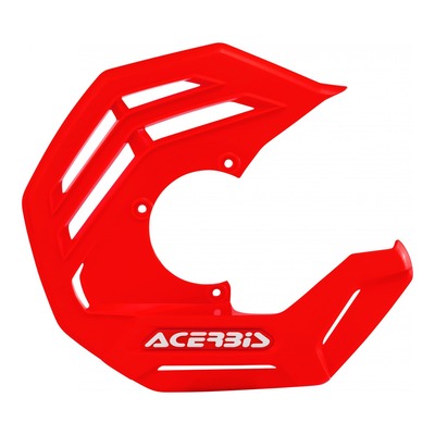 Protège disque avant de frein Acerbis X-Future rouge Brillant