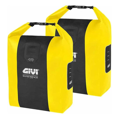 Sacoches latérales porte-bagage Givi Junter Experience Line 14L jaune (paire)