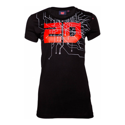 Tee-shirt femme Fabio Quartararo Cyber 20 noir/rouge