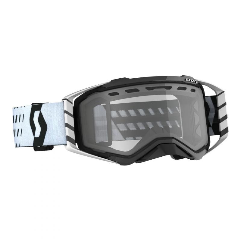 Masque cross Scott Prospect Enduro noir/gris – écran transparent