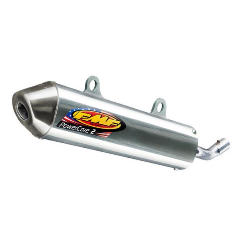 Silencieux FMF PowerCore 2 finition aluminium embout inox pour Suzuki
