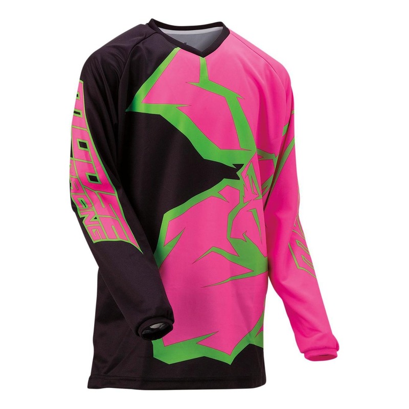 Maillot cross enfant Moose Racing Qualifier noir/rose/vert- XS